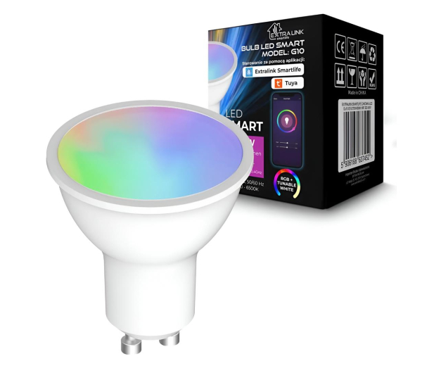 Extralink Żarówka SMARTLIFE LED GU10 G10 2700-6500K WIFI 220-240V - 1312409 - zdjęcie